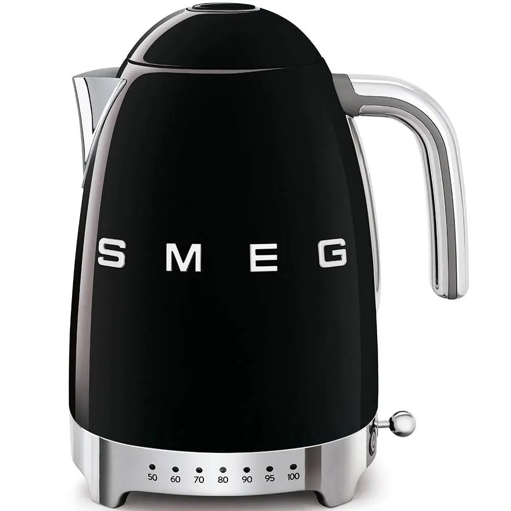 KLF04BLEU Wasserkocher Schwarz Temperaturgeregelt 1,7 Liter - Smeg Point - Online Handel